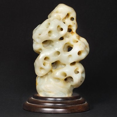 Lot 494 - Chinese Hardstone Scholar's Rock 19th Century...