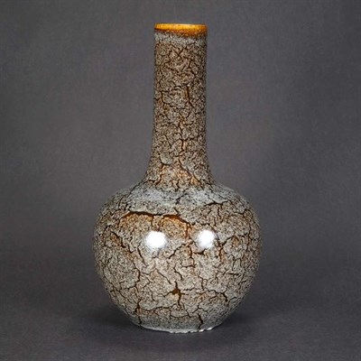 Lot 380 - Chinese Brown Glazed Vase 19th Century Of...