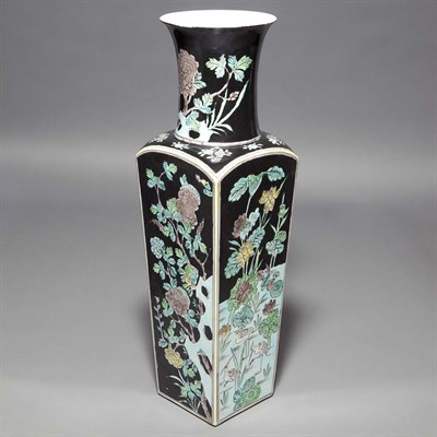 Lot 366 - Chinese Famille Verte Glazed Porcelain Vase...