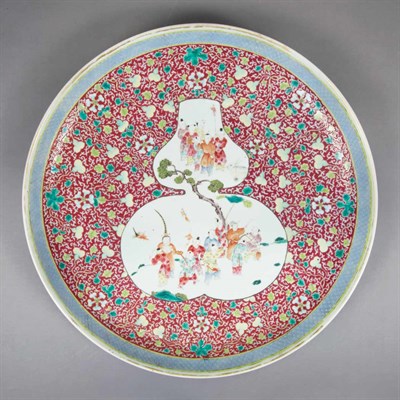 Lot 344 - Chinese Famille Rose Enameled Porcelain...