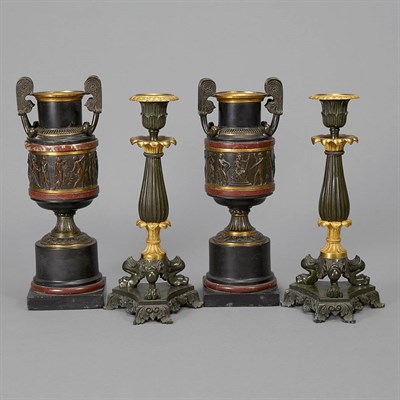 Lot 413 - Pair of Louis Philippe Gilt and...