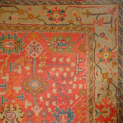 Lot 561 - Oushak Carpet West Anatolia, first quarter of...
