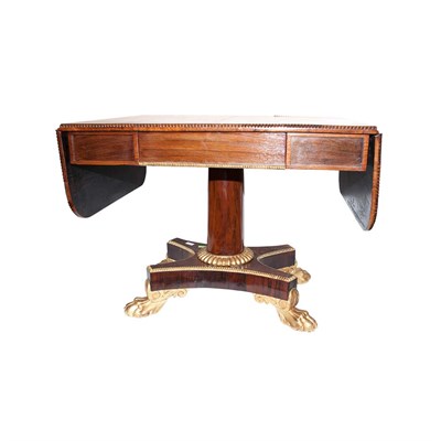 Lot 156 - Regency Style Parcel Gilt Rosewood and...