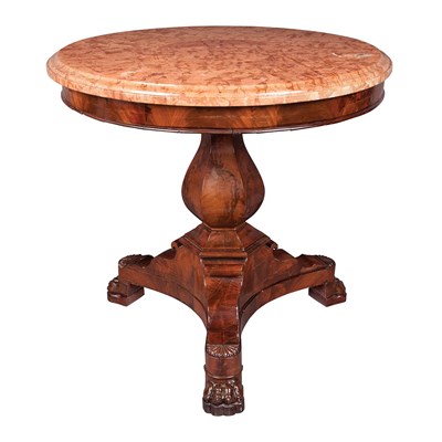 Lot 392 - Restauration Mahogany Gueridon 19th Century...