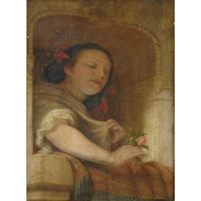 Lot 106 - Robert Walter Weir American, 1803-1889 Young...