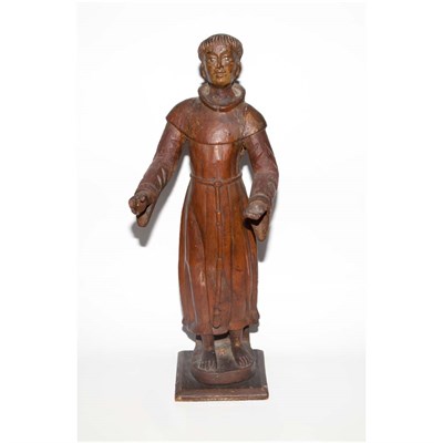 Lot 187 - Spanish Colonial Carved Wood Santos Figure...