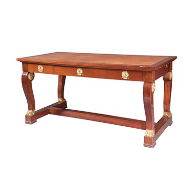 Lot 431 - Empire Style Gilt-Bronze Mounted Mahogany...