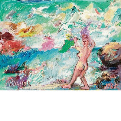 Lot 389 - David Burliuk Russian/American, 1882-1967 Hot...