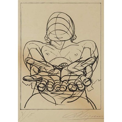 Lot 131 - David Siqueiros MEXICO Lithograph, 1947,...