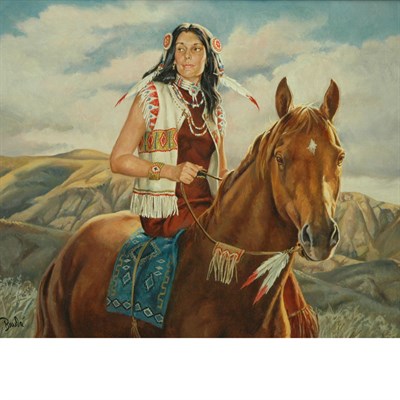 Lot 24 - Al Brule American, 20th Century Crazy Horse's...
