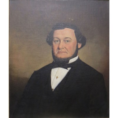 Lot 3 - American School 19th Century Portrait of a...