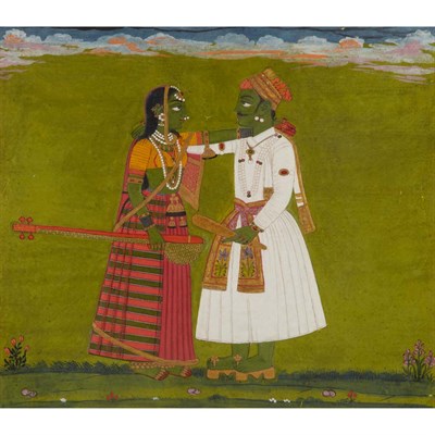 Lot 43 - Indian School 19th Century Astrological...