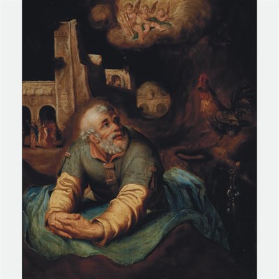Lot 2 - Flemish School 17th Century The Penitent Saint...
