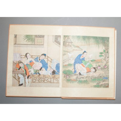 Lot 541 - Chinese School 19th/20th Century Album, eight...