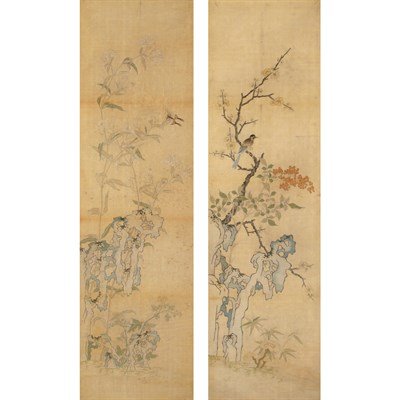 Lot 426 - Two Chinese Kosu Panels Ming Dynasty Each of...