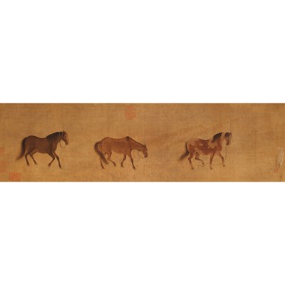 Lot 520 - Ding Guan Deng (1736-1795) Hand scroll...