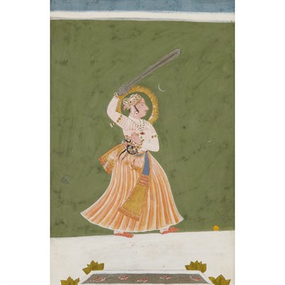 Lot 39 - Indian School 18th/19th Century Prince in a...