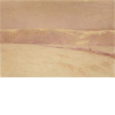 Lot 132 - Bruce Crane American, 1857-1937 Snow Scene,...