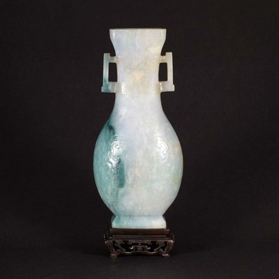 Lot 113 - Chinese Jade Vase Late Qing Dynasty Of...