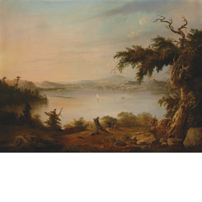 Lot 134 - Charles Codman American, 1800-1842 Sebago Pond,...