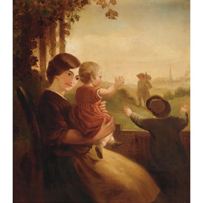 Lot 117 - Attributed to Harriet Cany Peale Returning...