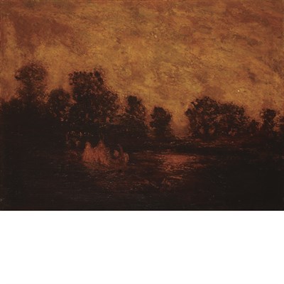 Lot 149 - Manner of Ralph Albert Blakelock Indian...