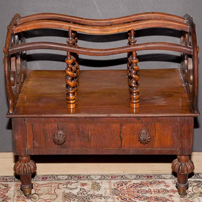 Lot 335 - Victorian Mahogany Canterbury Height 18 inches,...