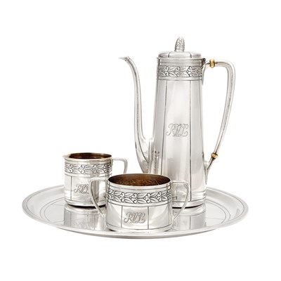 Lot 168 - Tiffany & Co. Makers Sterling Silver Breakfast...
