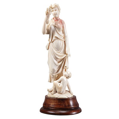 Lot 139 - Continental Ivory Figural Group Circa 1900...