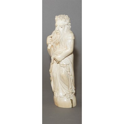 Lot 254 - Indian Ivory Triptych 19th/20th Century Carved...