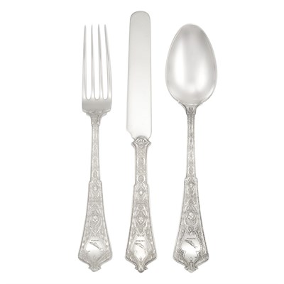 Lot 152 - Tiffany & Co. Sterling Silver Partial Flatware...