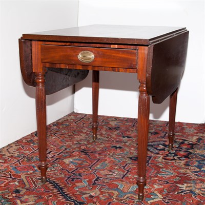 Lot 168 - Federal Mahogany Pembroke Table Early 19th...