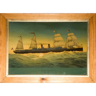 Lot 91 - Artist Unknown THE BRITISH QUEEN; NORMANDIE...