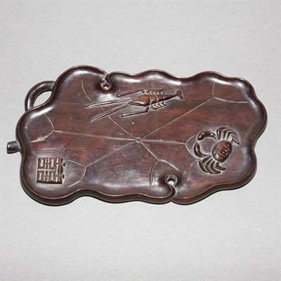 Lot 468 - Chinese Hardwood Scholar's Tray Late Qing...