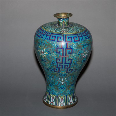 Lot 462 - Chinese Cloisonne Vase 19th Century Of high...