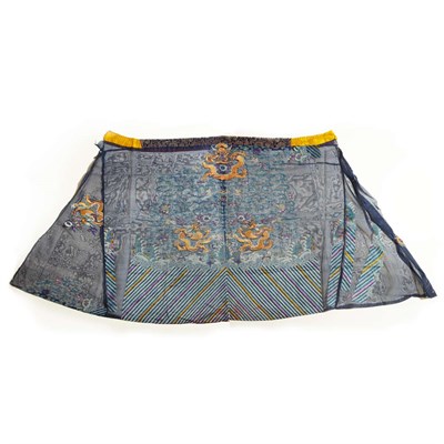 Lot 477 - Chinese Summer Robe Fragment 19th Century The...