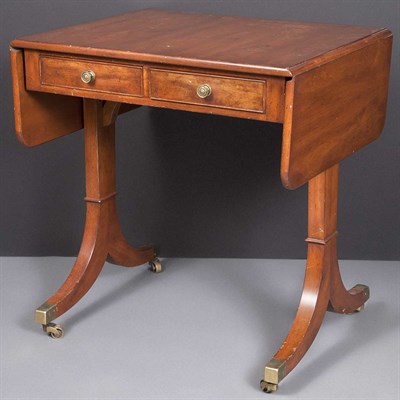 Lot 155 - Regency Style Mahogany Sofa Table 20th Century...