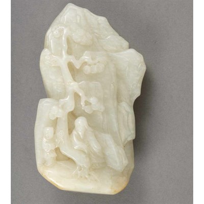 Lot 124 - Chinese Celadon Jade Boulder 20th Century Of...