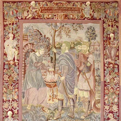 Lot 700 - Needlepoint Tapestry Continental, circa 1900...