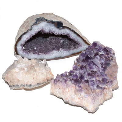 Lot 170 - Group of Three Mineral Specimens Including an...