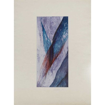 Lot 138 - Paul Jenkins HIMALAYAN HOURGLASS Color etching...
