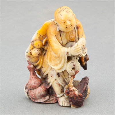 Lot 439 - Chinese Soapstone Figure of a Boy 19th/20th...