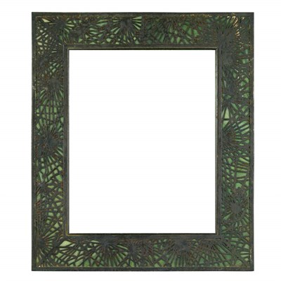 Lot 1370 - Tiffany Studios Bronze and Favrile Glass...