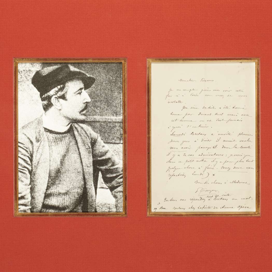 Lot 451 - GAUGUIN, PAUL Autograph letter signed to...