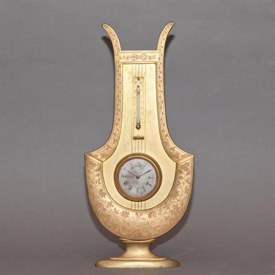 Lot 167 - Empire Style Gilt-Metal Mantel Clock 20th...