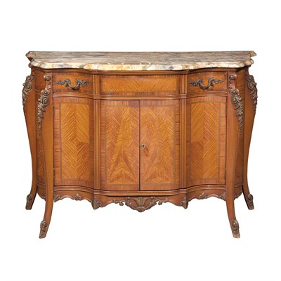 Lot 519 - Pair of Transitional Louis XV/XVI Style Parcel...