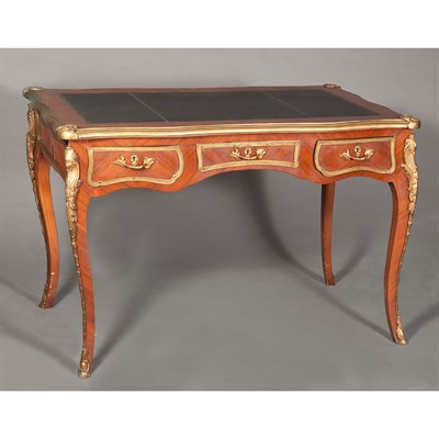 Lot 182 - Louis XV Style Gilt-Metal Mounted Walnut...