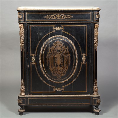 Lot 188 - Napoleon III Gilt-Metal Mounted and Brass...