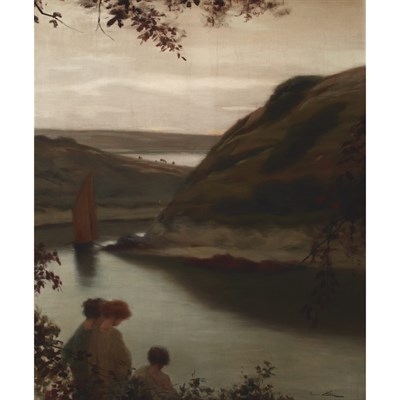 Lot 66 - Maurice Chabas French, 1862-1947 View from the...