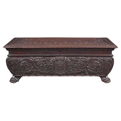 Lot 164 - Italian Renaissance Walnut Cassone 17th/18th...